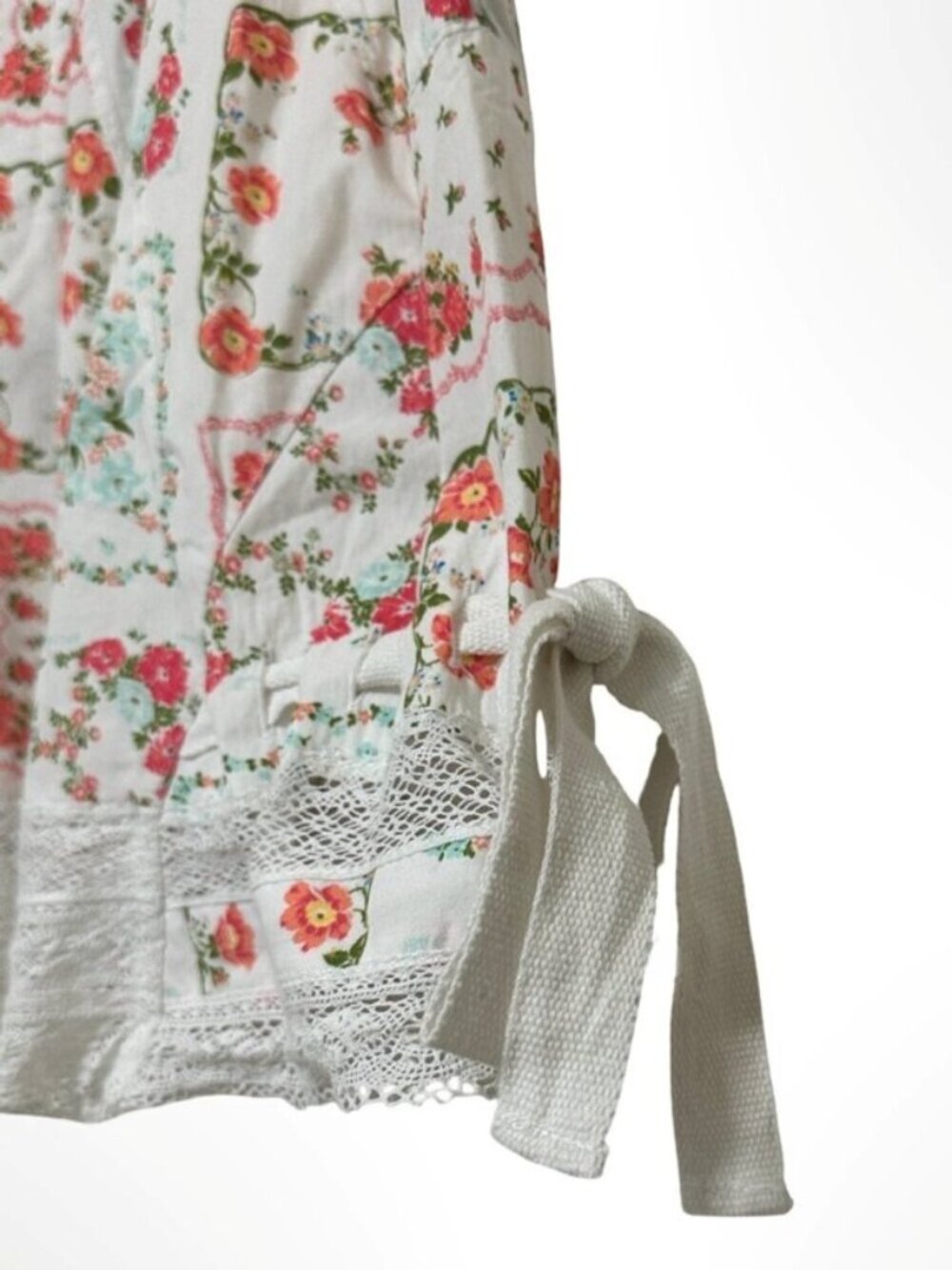 FREE PEOPLE Blooming Lace Shorts Floral Pattern Size 2 NWT - Picture 6 of 11